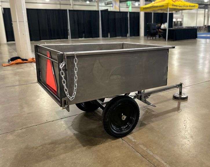 Heavy-Duty Garden Utility Trailer Cart