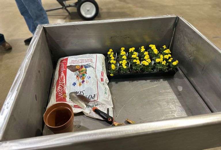 Heavy-Duty Garden Utility Trailer Cart