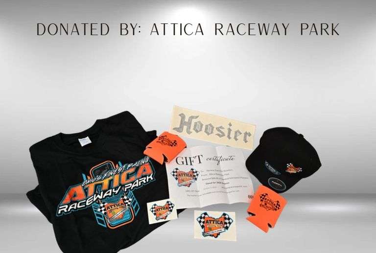 Attica Raceway Admission and Swag