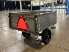 Heavy-Duty Garden Utility Trailer Cart