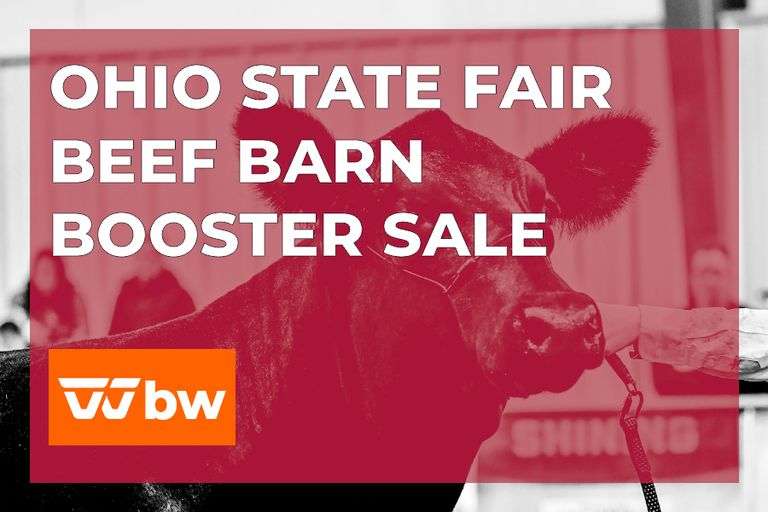 Ohio State Fair Beef Barn Booster Sale