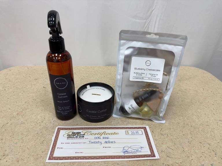 Oak & Key Assortment, $20 Don Rigos GC