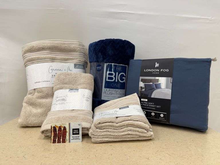 Bedding & Bath Set, $20 First Watch GC